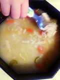 momma's Turkey and rice soup