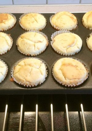 A picture of Cream Cheese & Cranberry Muffins.