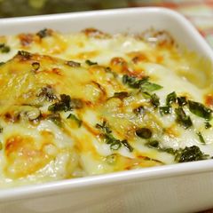A picture of Taro Root & Miso Butter Gratin.