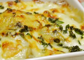 Easy Cooking Recipe Taro Root  Miso Butter Gratin Delicious