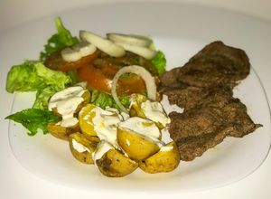 Una foto de Idea de cena fitness