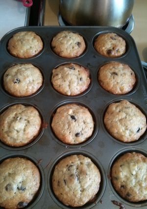 A picture of Max's Banana Muffins.