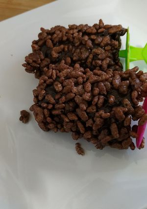 Una foto de Helado casero de choco Krispis