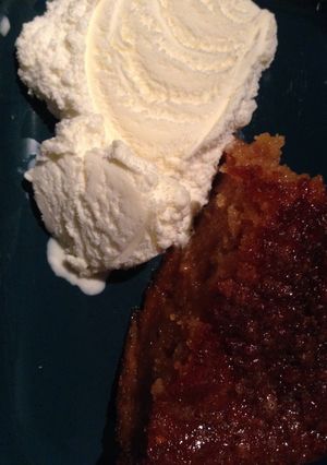 A picture of Malva Pudding.