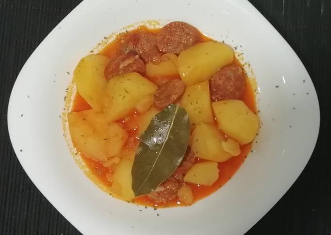 Patatas a la riojana Receta de Unavascaenlacocina- Cookpad