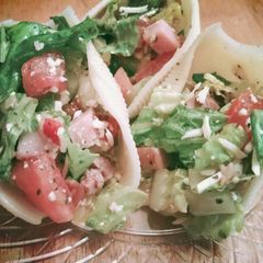A picture of Salad Stuffed Shells.