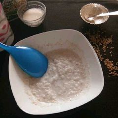 A picture of Red Rice Curd Porridge.