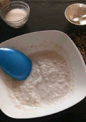 A picture of Red Rice Curd Porridge.