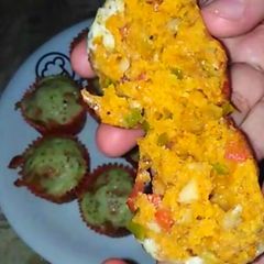 Pizza muffins A picture of Pizza muffins.