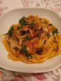 Linguine with Lupini Clam Sauce