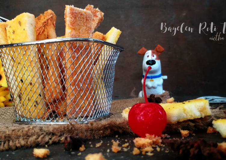 Bagaimana Membuat Bagelen Roti Tawar Sederhana