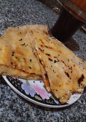 صورة لوصفة الكريب بالبيض والبصل