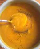 Sopa de zanahorias al curry