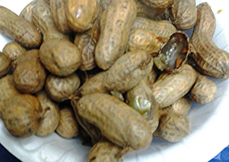 Easiest Way to Make Ultimate Cajun boiled peanuts