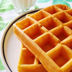 Yogurt Carrot Waffles A picture of Yogurt Carrot Waffles.