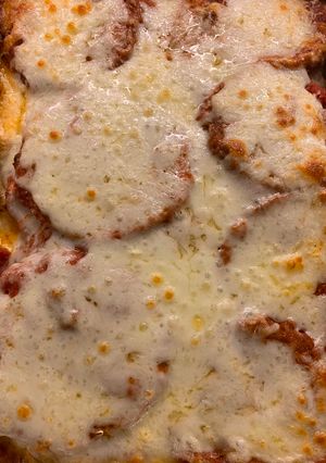 A picture of Eggplant Parmesan.