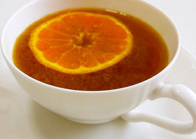 Step-by-Step Guide to Prepare Favorite This Makes You Beautiful Tangerine and Honey Black Tea