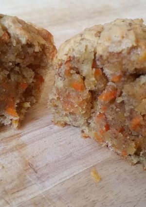 A picture of High Altitude Vegan Carrot Muffins.