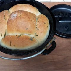 Buttered Rosemary Rolls A picture of Buttered Rosemary Rolls.