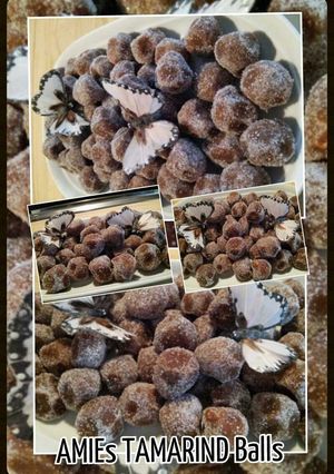 A picture of AMIEs TAMARIND Balls.