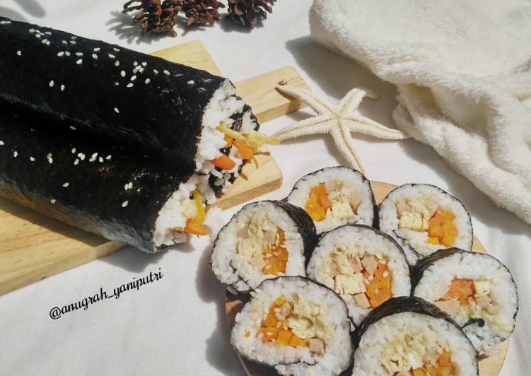 Bagaimana Membuat Gimbab (김밥) Anti Gagal