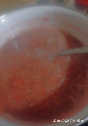Una foto de Salsa roja de molcajete 🍅😍