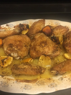 Una foto de Pollo al limón