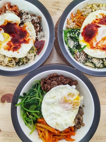Easy Steps to Make Recipes Korean Bibimbap the Perfect So Delicious.