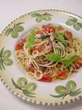 Dried Horse Mackerel & Tomato Pasta