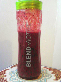 A picture of Peach and Berry Juice.