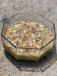 Una foto de Salsa maya para cortes de caza, comida de mar y cerdo