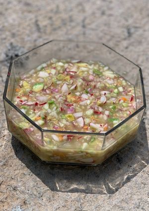 A picture of Mayan Salsa for Game Meats, Seafood, and Pork.