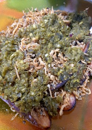 Foto resep Terong teri sambal ijo