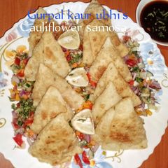 Cauliflower samosa 🥕🥔🫑 A picture of Cauliflower samosa 🥕🥔🫑.