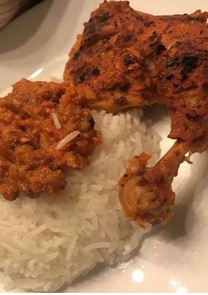 صورة لوصفة دجاج بخلطة التكا