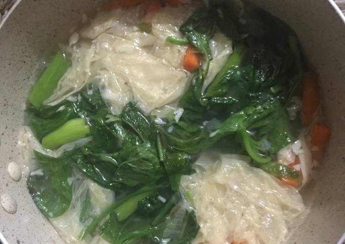 Resep Sup Sayur Kulit Tahu Yang Bikin Ngiler