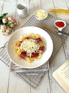 Foto resep Spaghetti Sosis