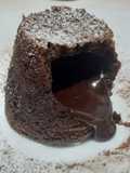 Volcán de chocolate