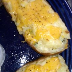A picture of Danna Banana's Twice Baked Potatoes!.