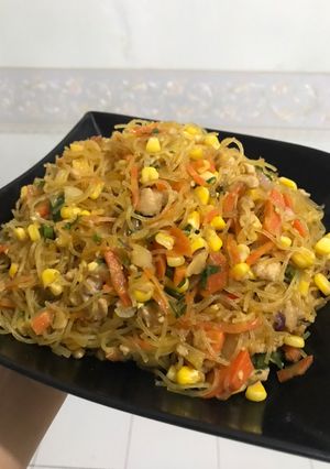 Foto resep Bihun pelangi sehat
