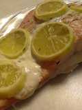 Salmon with Thyme and Three-Lemon Crème Fraîche