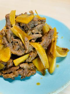 牛肉牛蒡|過熱水蒸氣烤箱微波爐 的食譜成品照片