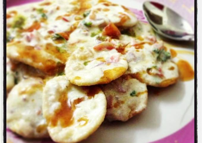 Papdi Chat - from Scratch! recipe main photo