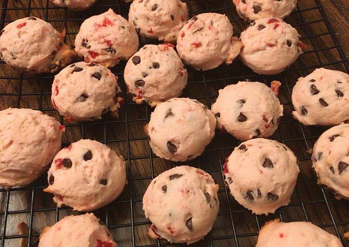 Maraschino cherry chocolate cookies