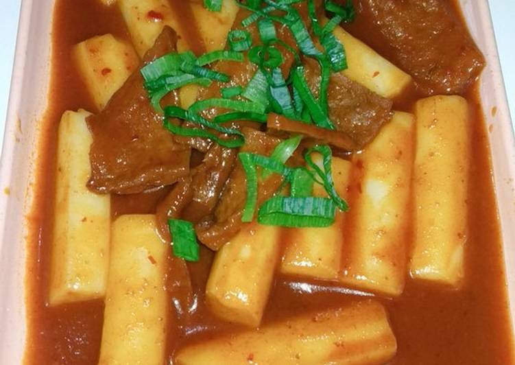 Resep Topokki/tteokbokki (Kue Beras) dari Mujigae, Enak
