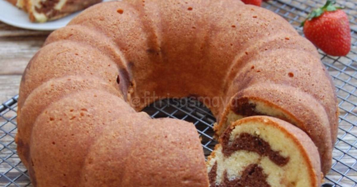 Resep Marmer cake lembut (8 telur) oleh Fitri Sasmaya Cookpad