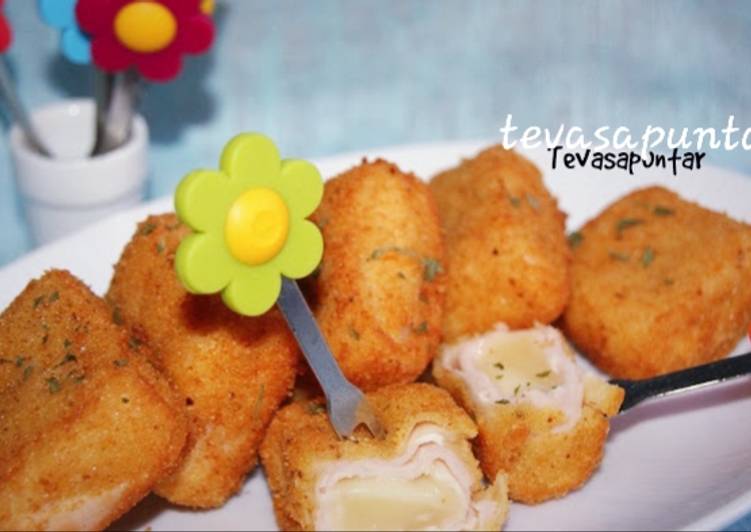 Libritos de queso y jamón cocido 🧀🧀