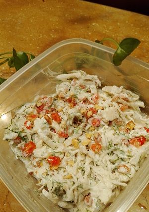 عکسی از دستور سالاد پاییزی