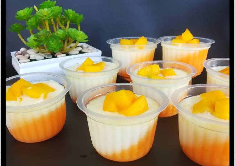 Resep 🥭 Puding Mangga Susu 🥭, Enak Banget