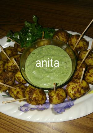 A picture of Baby potato masala.